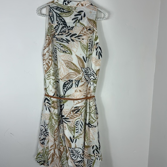 En Saison Nina Tropical Print Mini Dress Large - Picture 4 of 14